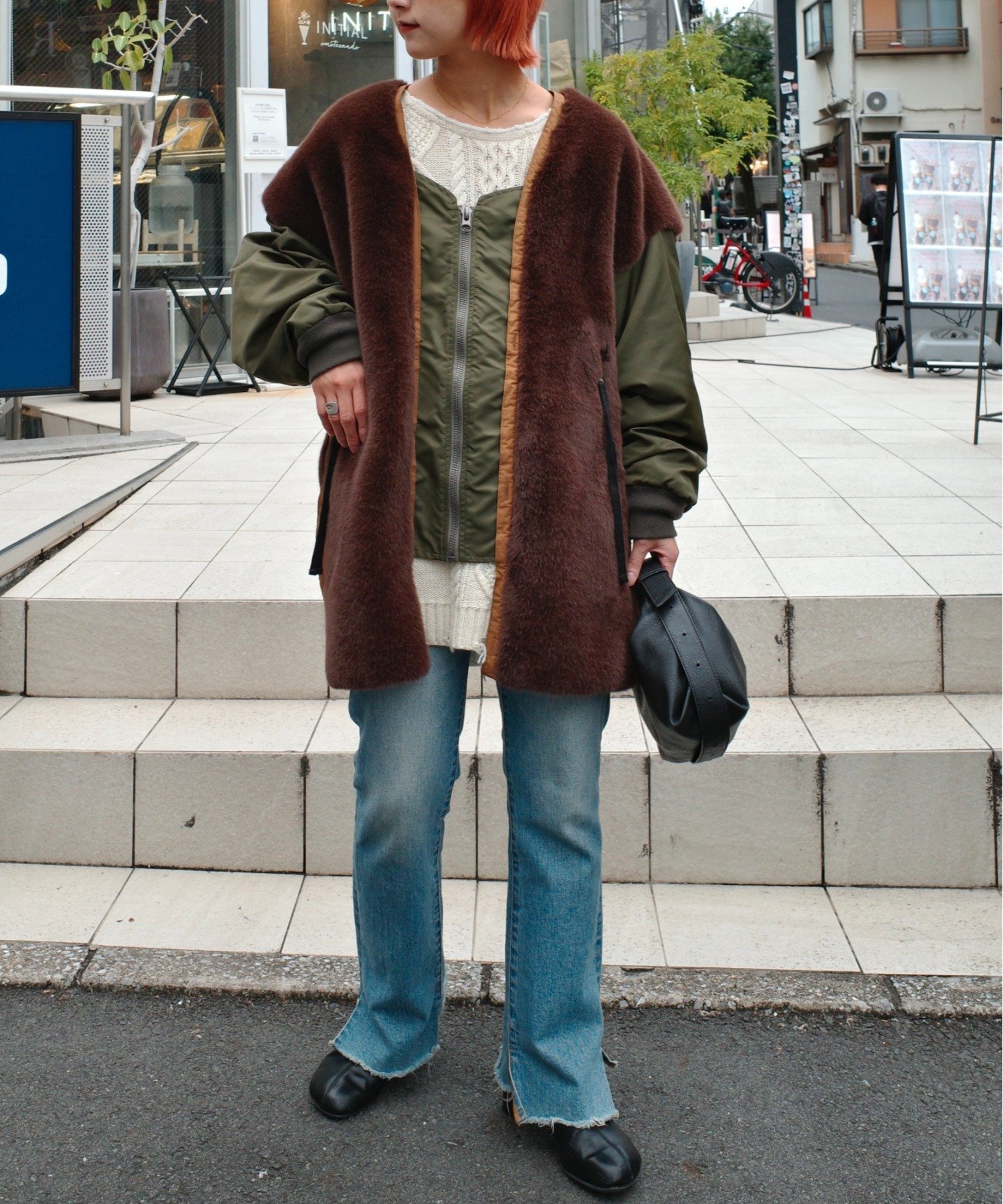 CIAOPANIC TYPY｜【etsinta/エシンタ】ファー切替ジャケット | Rakuten