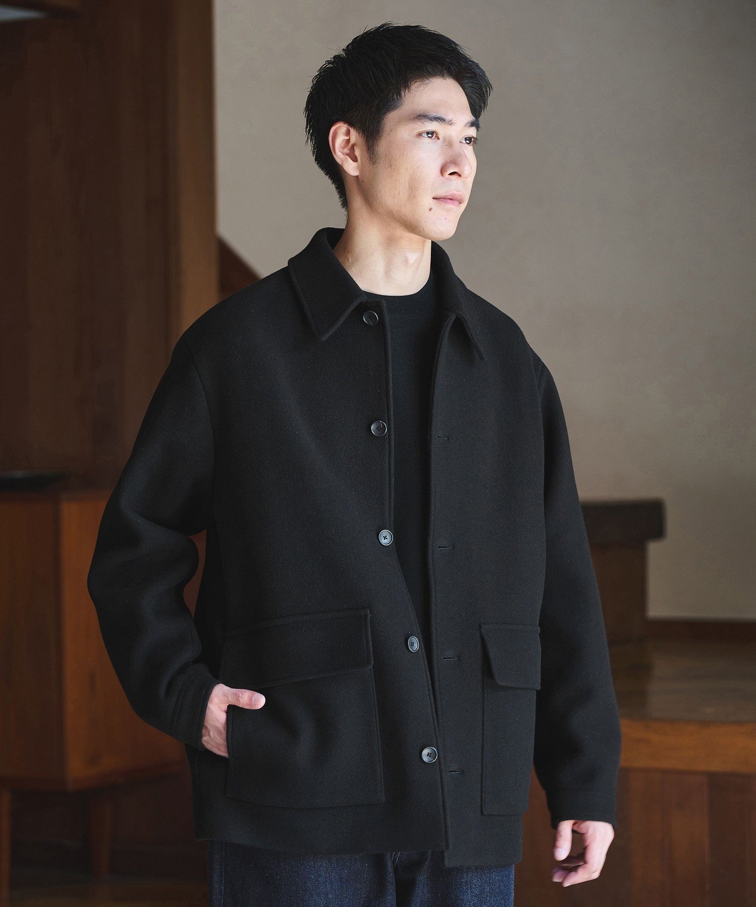 UNITED ARROWS green label relaxing｜SENTDALE WOOL カバーオール