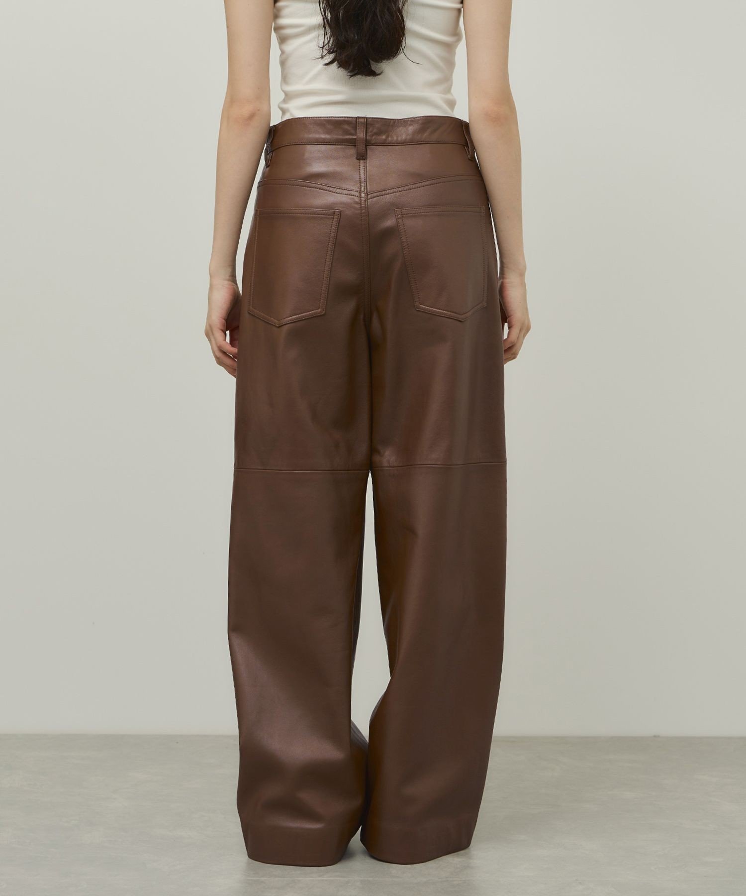 ADAM ET ROPE'｜【EMOELLE】レザーパンツ | Rakuten Fashion(楽天