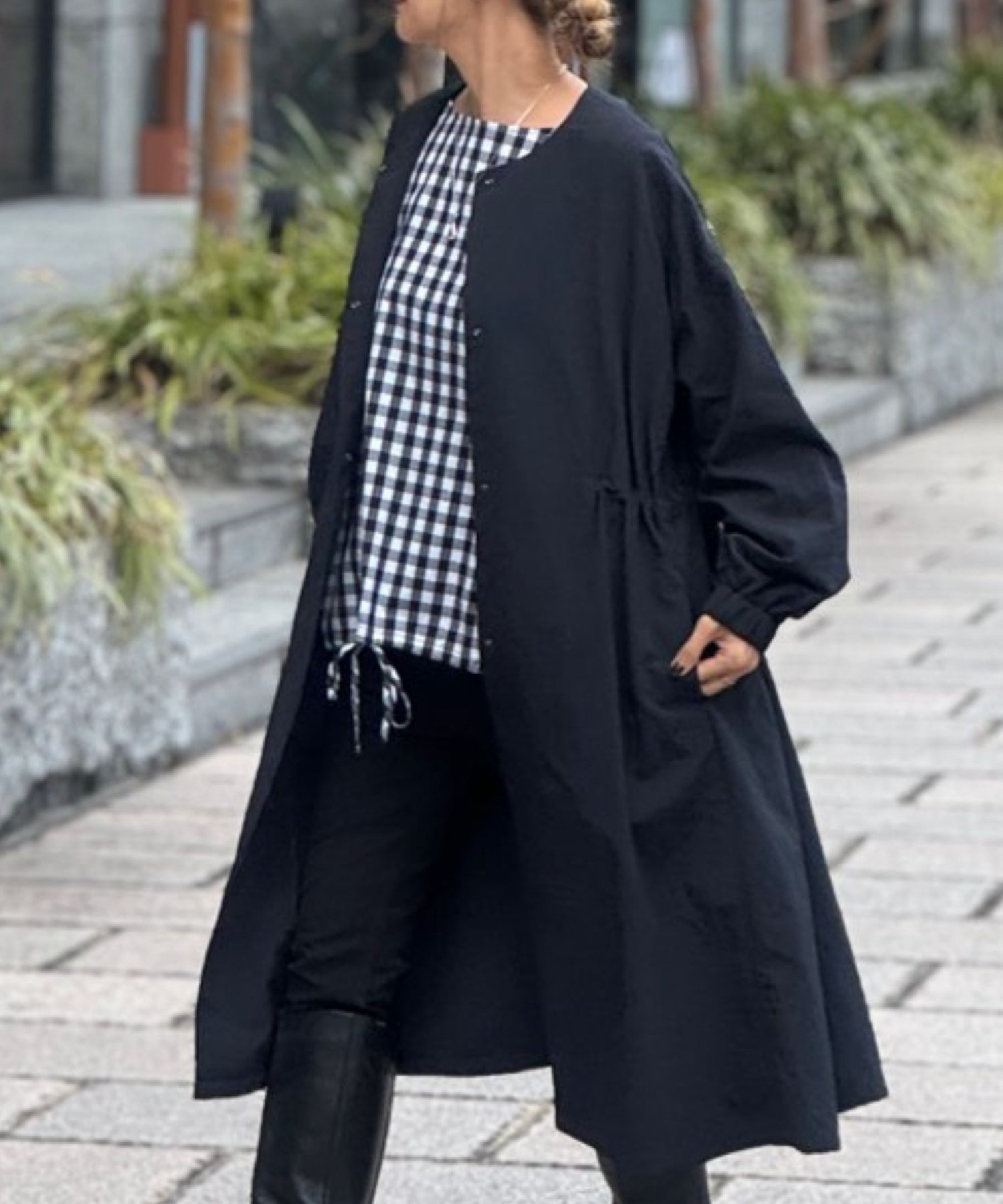 BEARDSLEY｜《追加予約検討中》バルーン袖フレアーコート | Rakuten