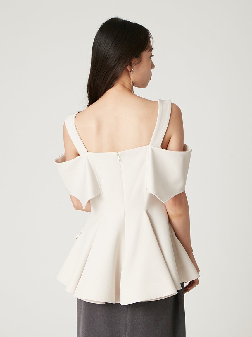 FRAY I.D｜オフショルペプラムトップス | Rakuten Fashion(楽天