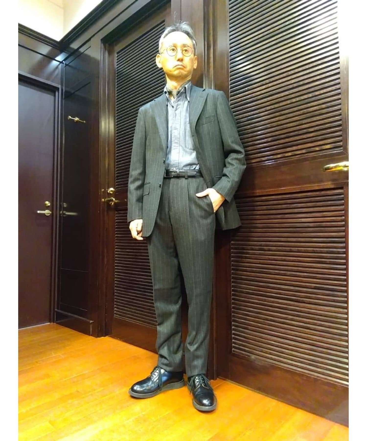 Brooks Brothers｜シルバーバックル ドレスベルト | Rakuten Fashion