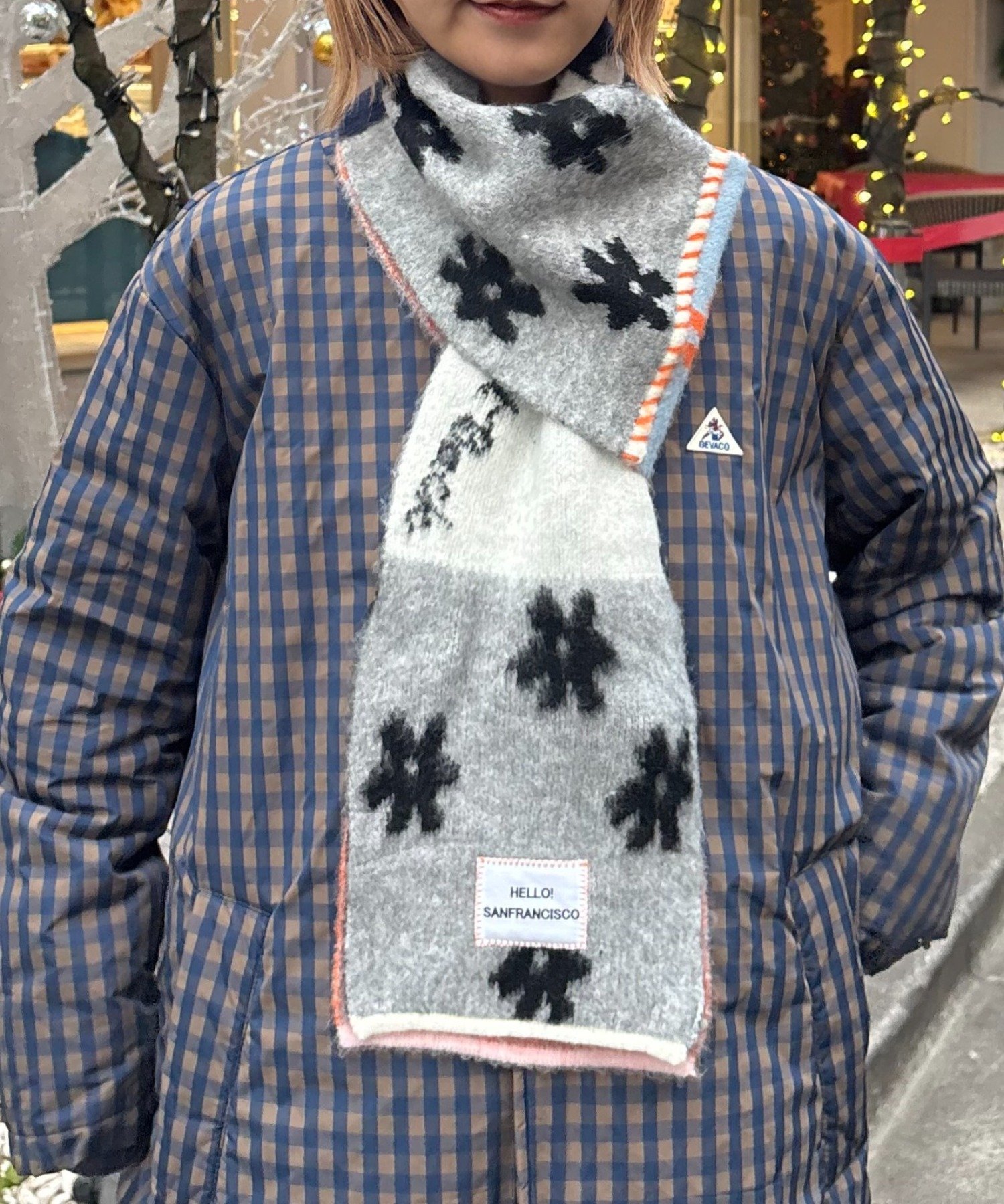 CIAOPANIC TYPY｜HELLO.SANFRANCISCOパッチワークマフラー | Rakuten