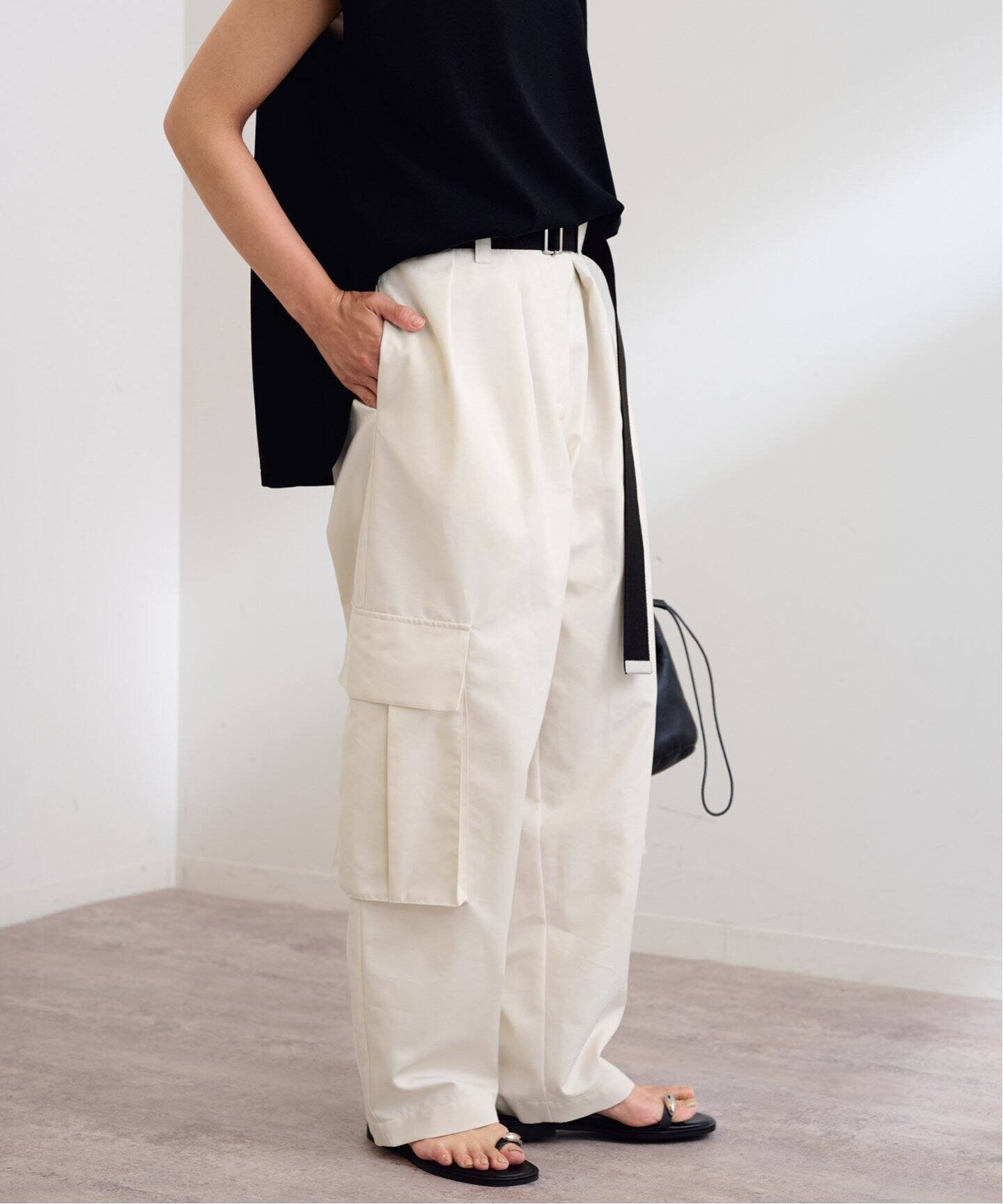 FRAMeWORK｜oll*FRAMeWORK ハイウエストカーゴパンツ | Rakuten