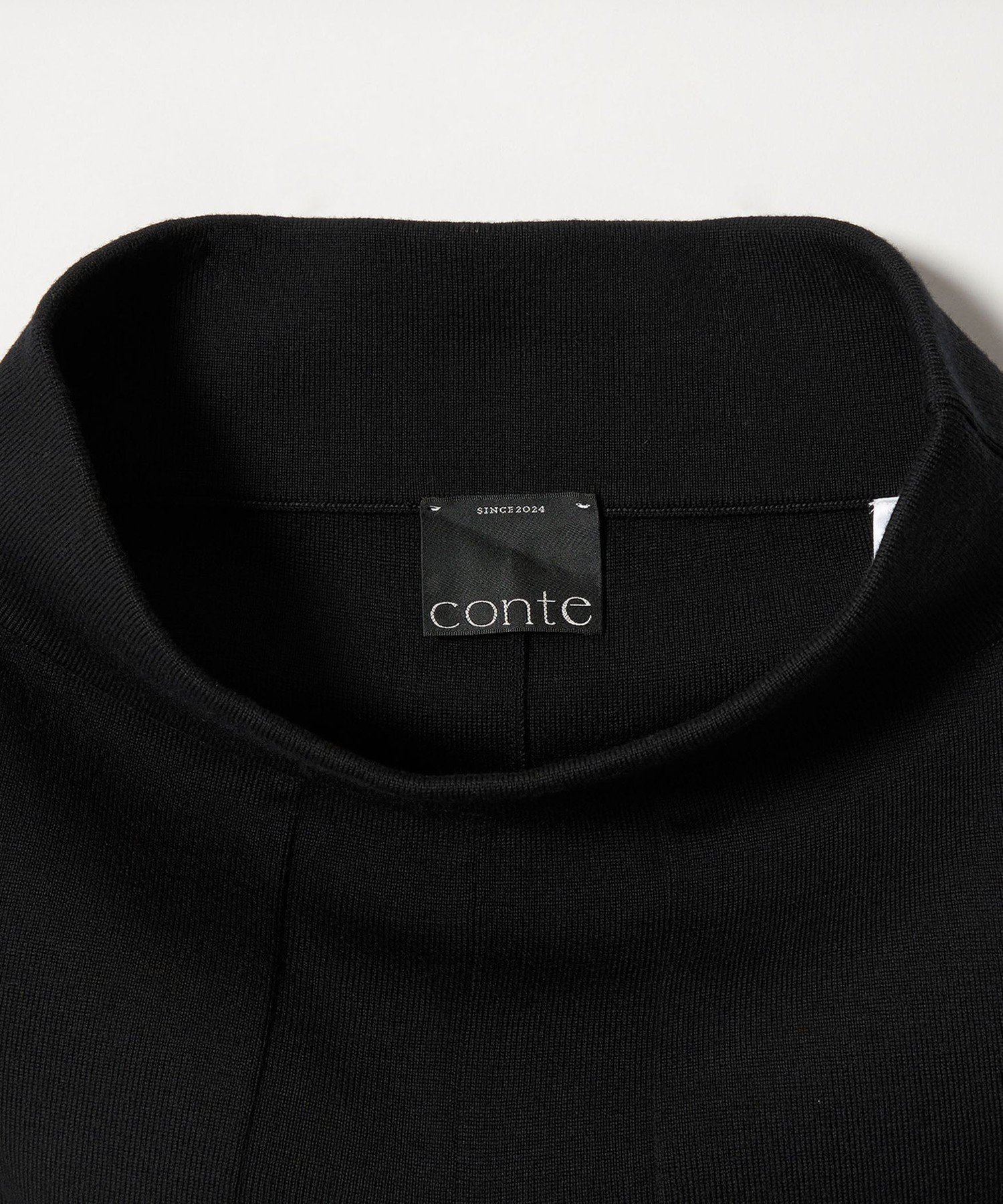 ＜conte＞スリット ニットパンツ ブラック conte パンツ 「conte」スリット ニットパンツ レディース : ZOZOTOWN