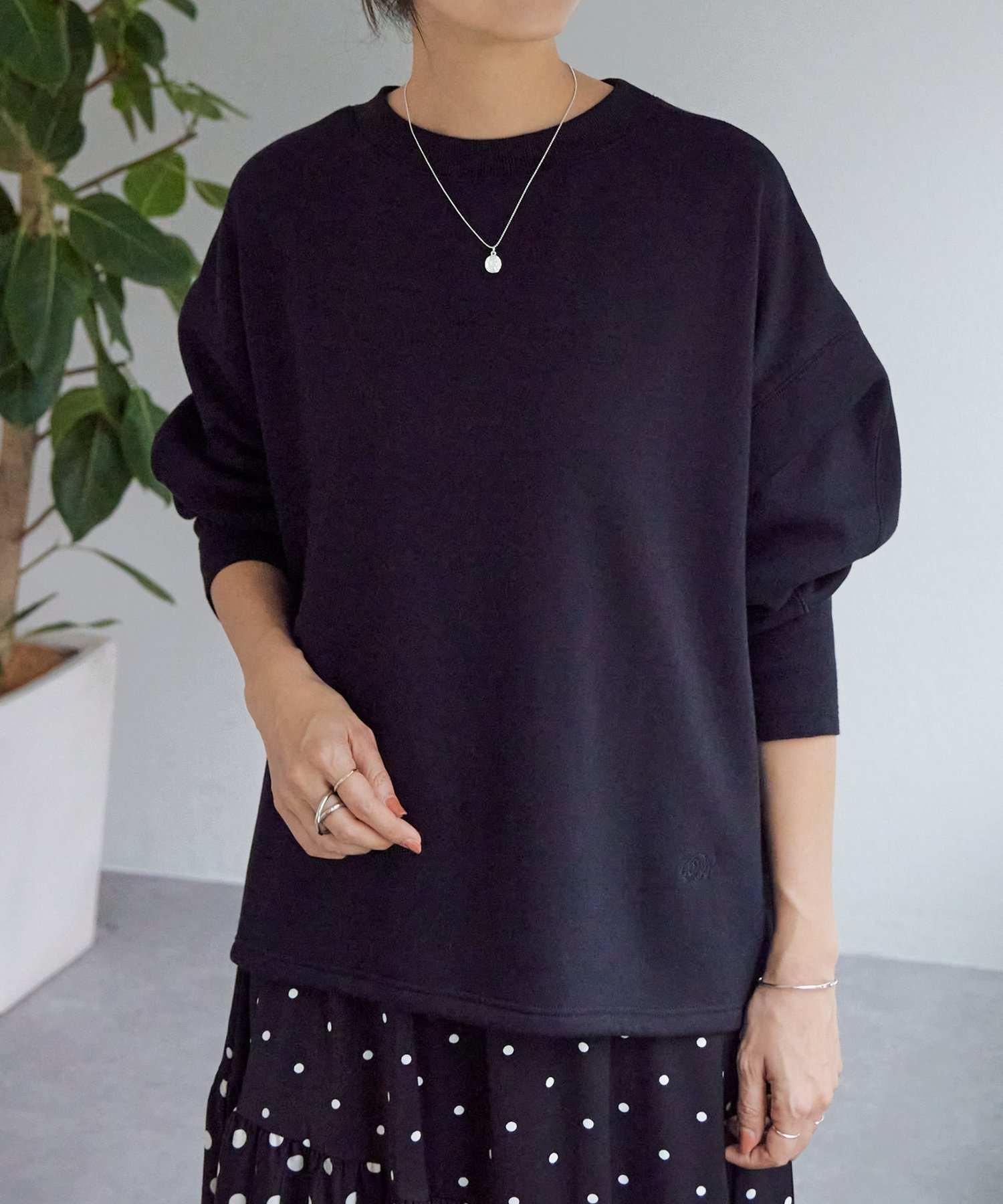 BEARDSLEY｜刺繍入り裏ボアトレーナー | Rakuten Fashion(楽天