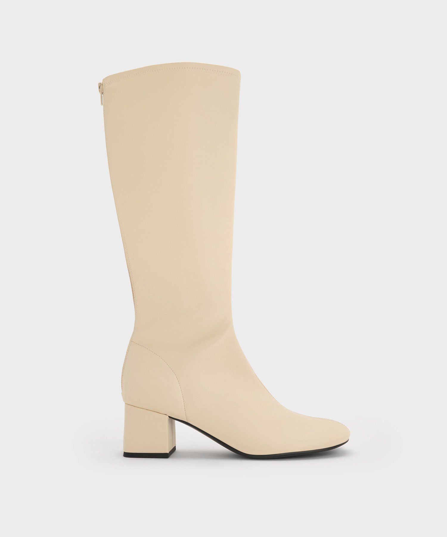 CHARLES & KEITH｜ブロックヒール ロングブーツ | Rakuten Fashion