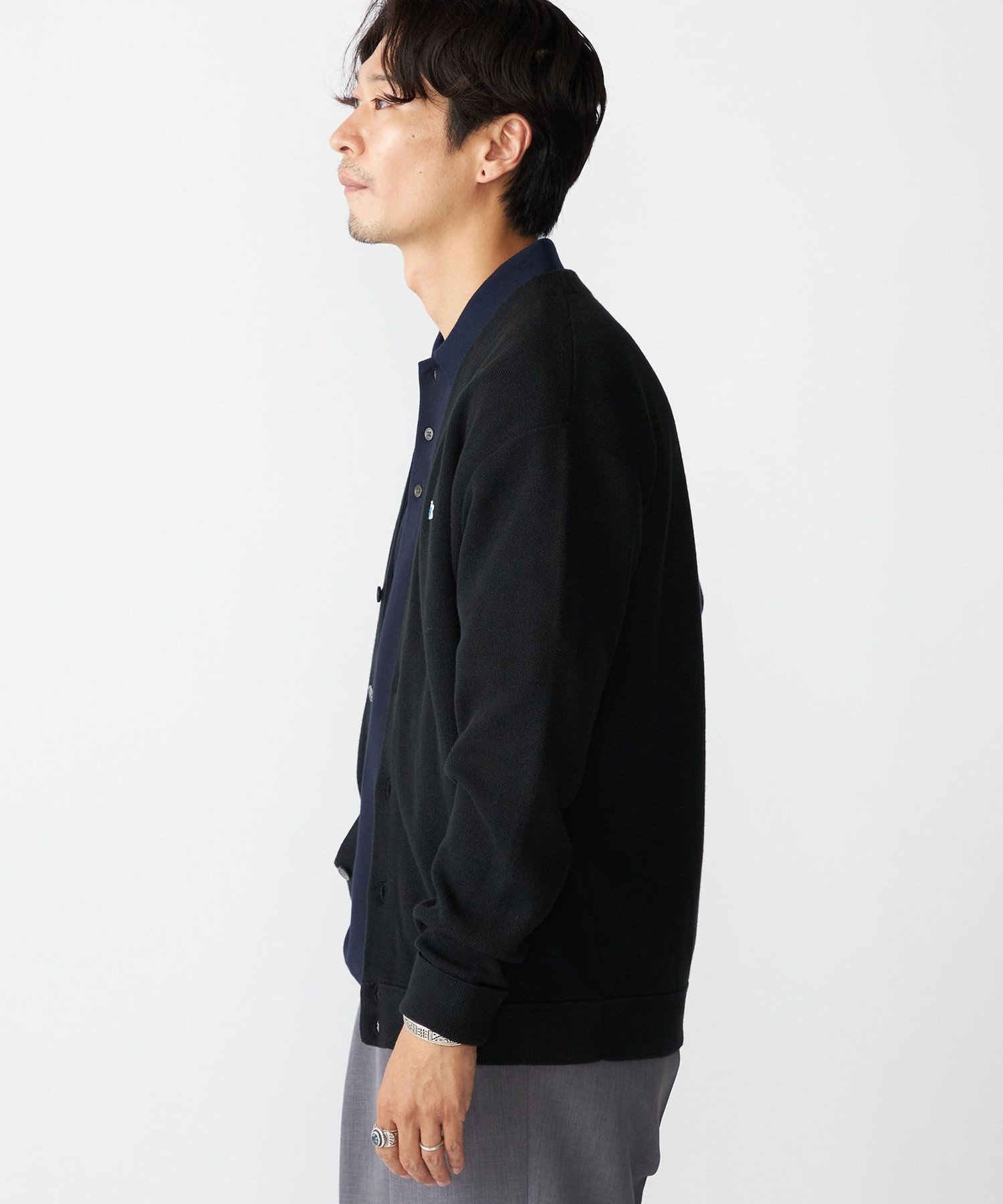 SHIPS｜【SHIPS別注】LACOSTE: コットン/ポリエステル Vネック