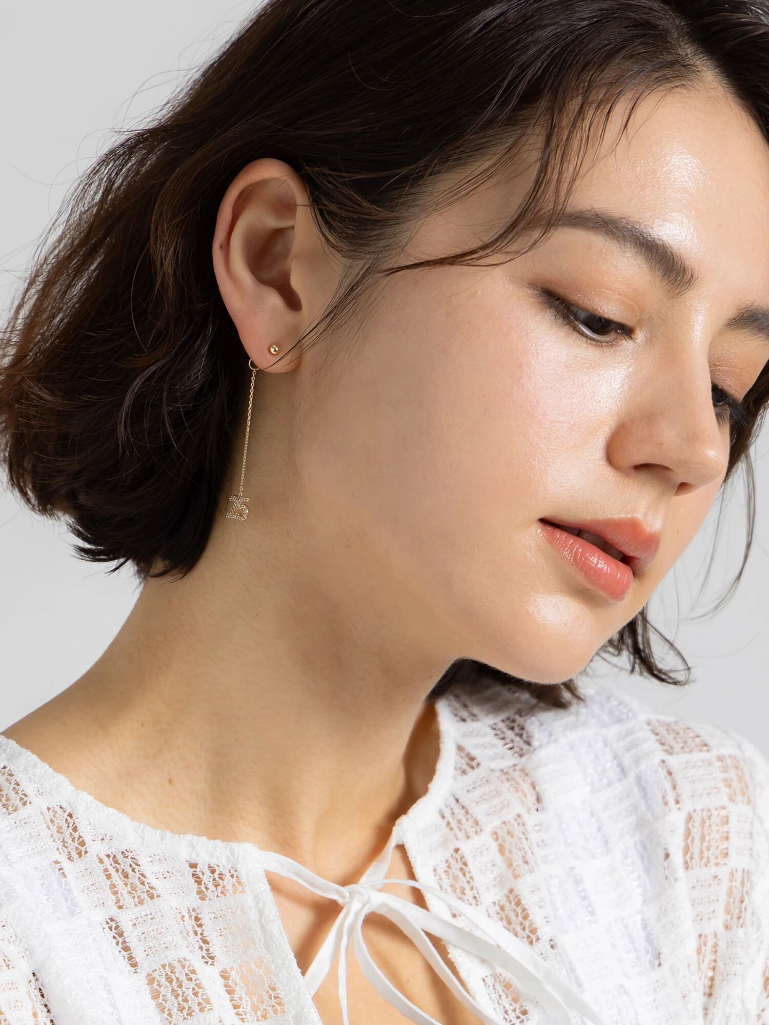 Te chichi｜ナンバーチェーンピアス25 | Rakuten Fashion(楽天