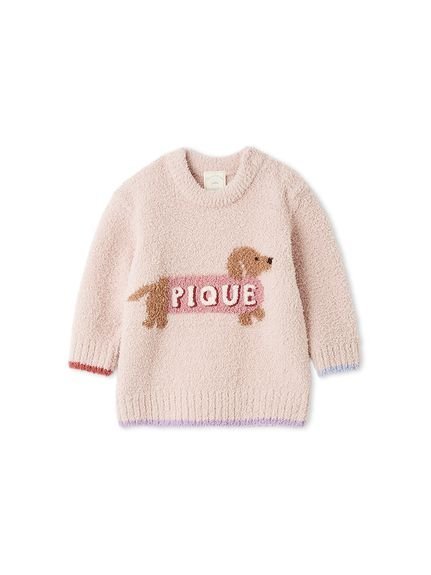 gelato pique｜【BABY】ベビモコダックスフンドジャガードプルオーバー