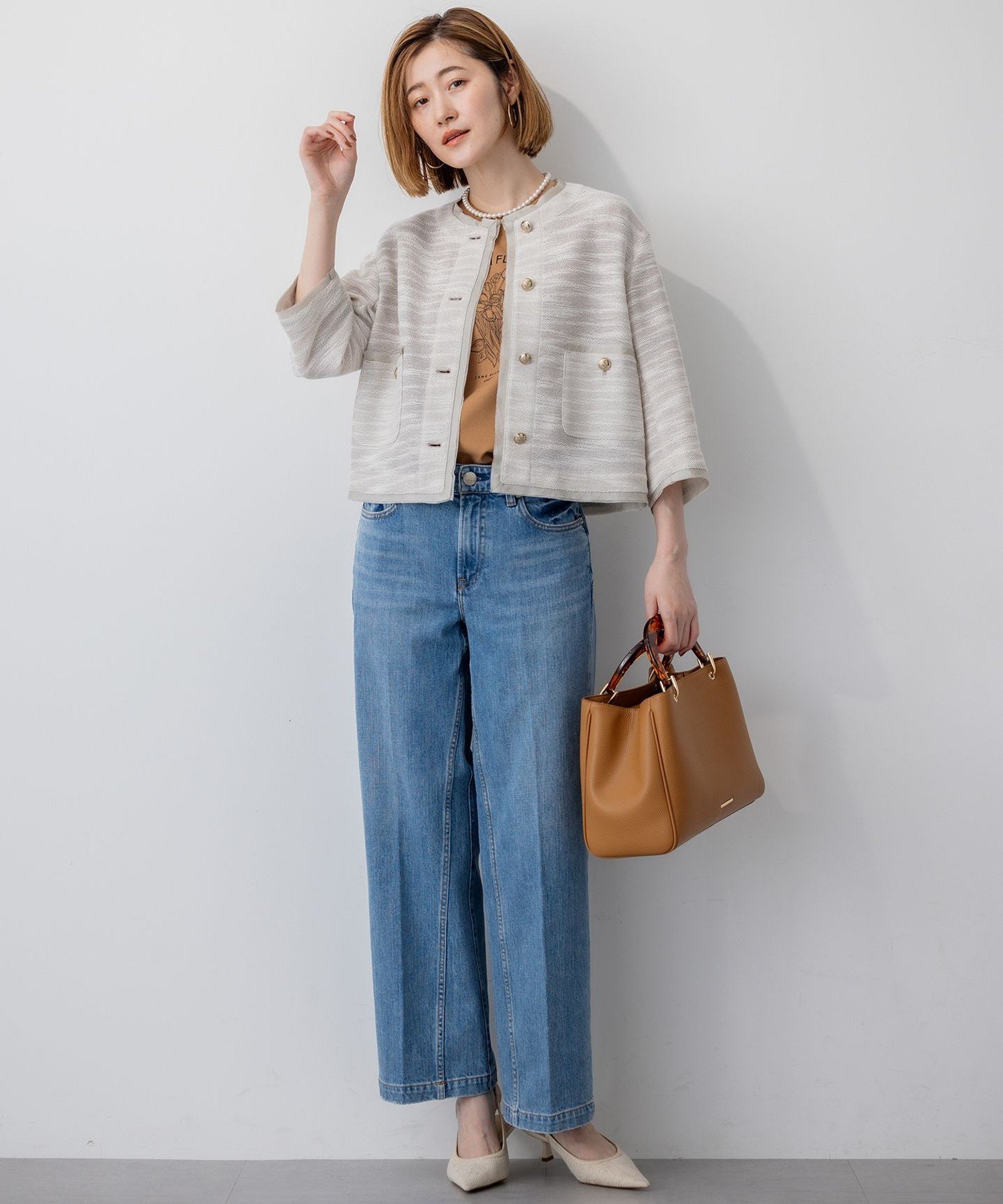 23区｜【RED CARD TOKYO×23区】デニム ワイドパンツ | Rakuten Fashion