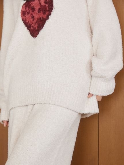 gelato pique｜メランジストロベリージャガードプルオーバー | Rakuten