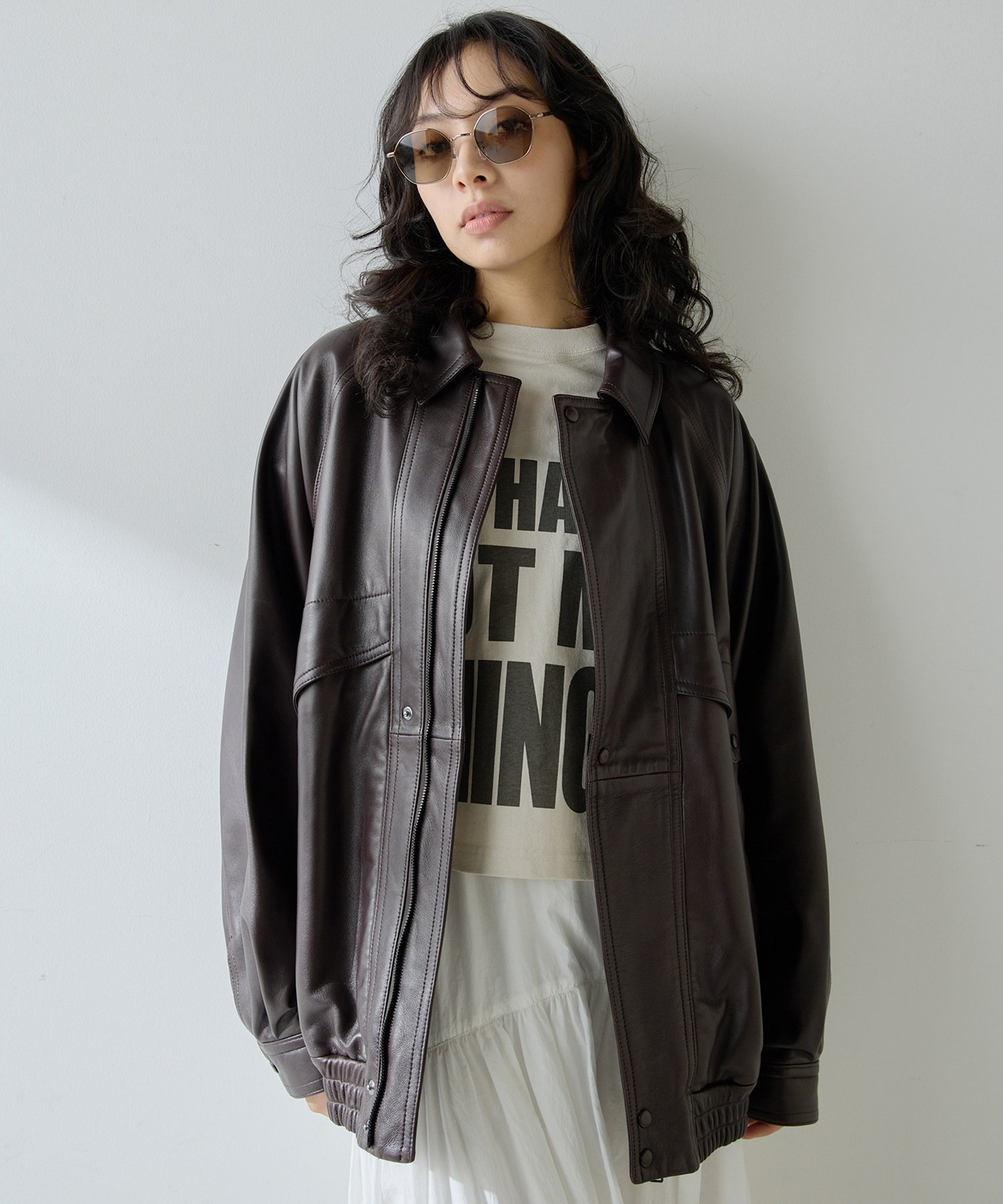 Whim Gazette｜【GEMINI】レザーブルゾン | Rakuten Fashion(楽天