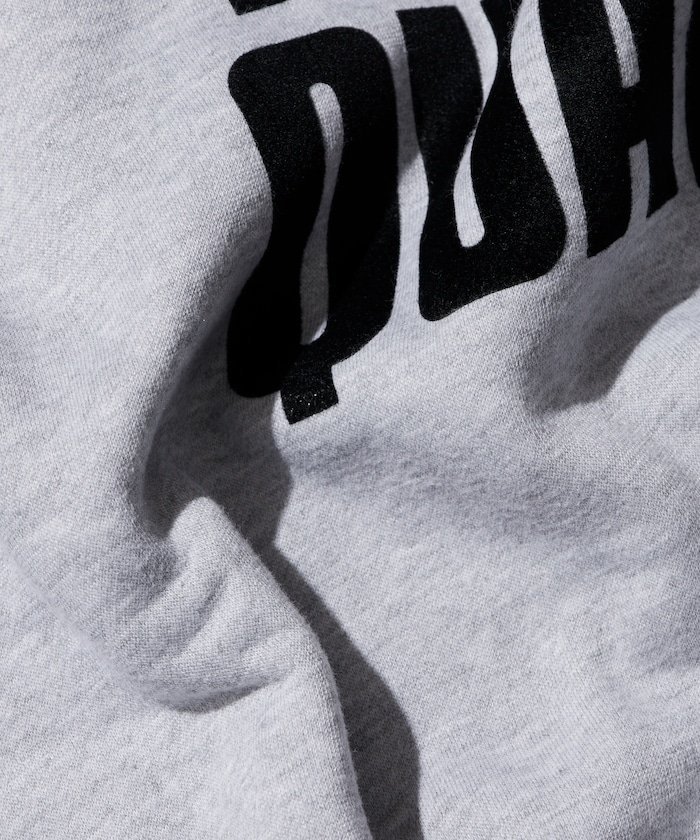 FREAK'S STORE｜ロゴ 裾レース フロッキープリント 裏起毛スウェット