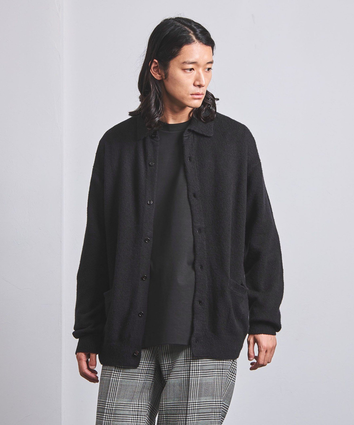 UNITED ARROWS LTD. OUTLET｜ソフトスラブ ニット ポロカーディガン