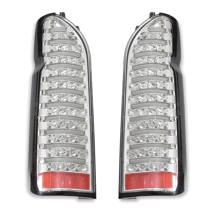 楽天市場】200系 ハイエース フルLED フルファイバー テールランプ