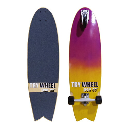 楽天市場】送料無料 TRYWHEEL トライウィール 3輪スケートボード