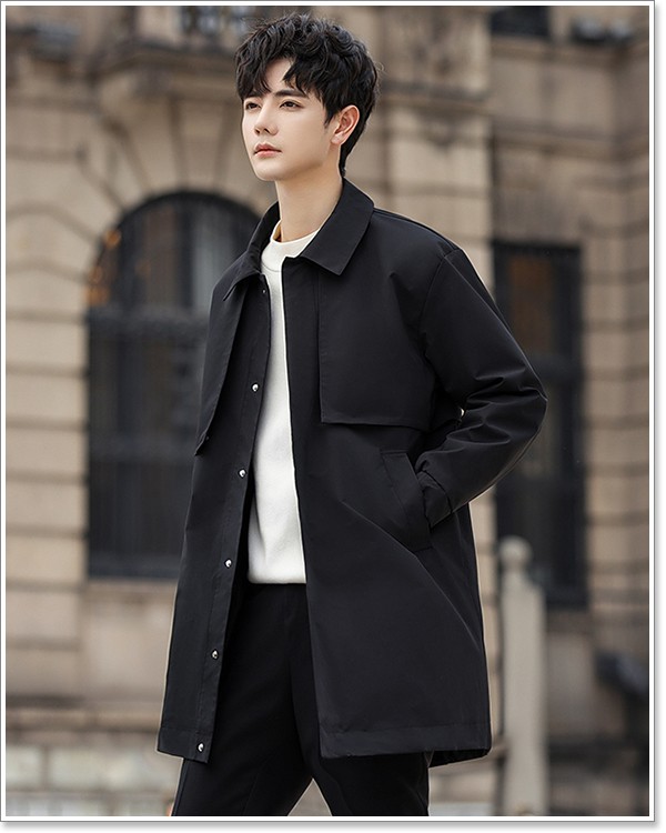 楽天市場】トレンチコート メンズ チェスターコート ステンカラー