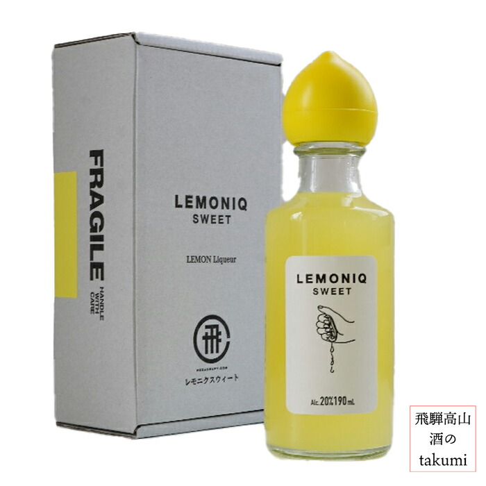 楽天市場】飛騨クラフト LEMONIQ SWEET レモニク スウィート 20% 190ml