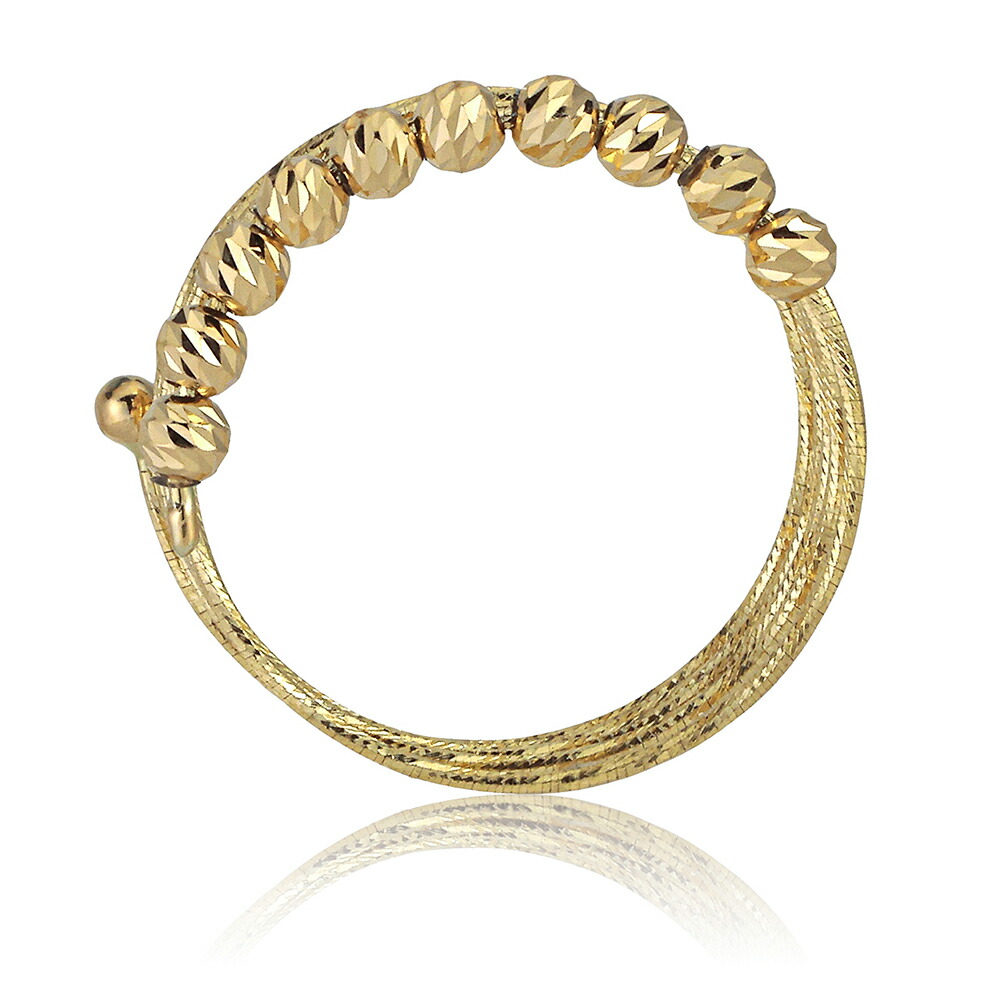 楽天市場】18金 サイズフリーリング K18 18k リング フリーサイズ