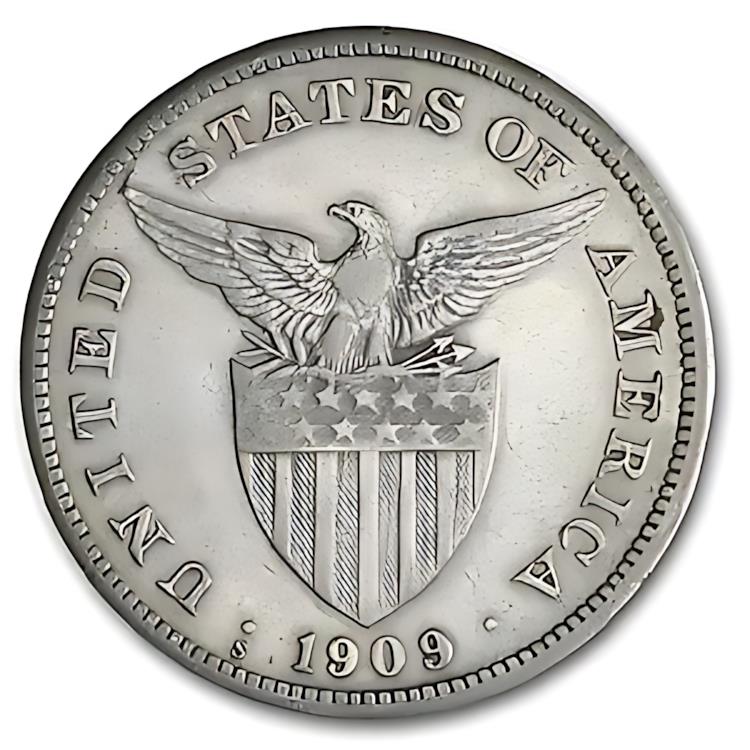 楽天市場】1907 〜 1912 年フィリピン銀貨平均 1 ペソ円 : 世界の紙幣