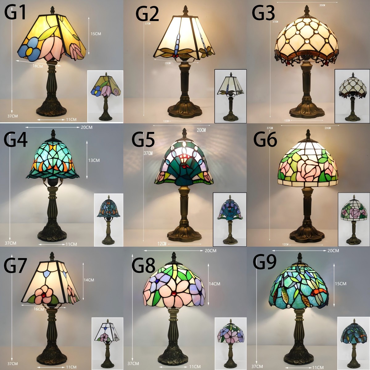 ステンドグラスランプ アンティーク」の人気商品一覧 | 安い商品を通販