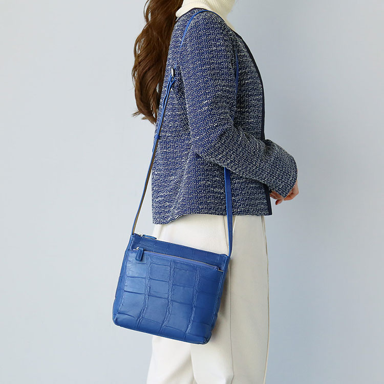 楽天市場】【期間限定価格】クロコダイル ショルダー バッグ バイ