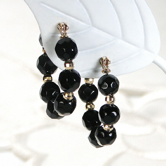 楽天市場】K18YG ミラーボール オニキス フープピアス18金 ピアス k18