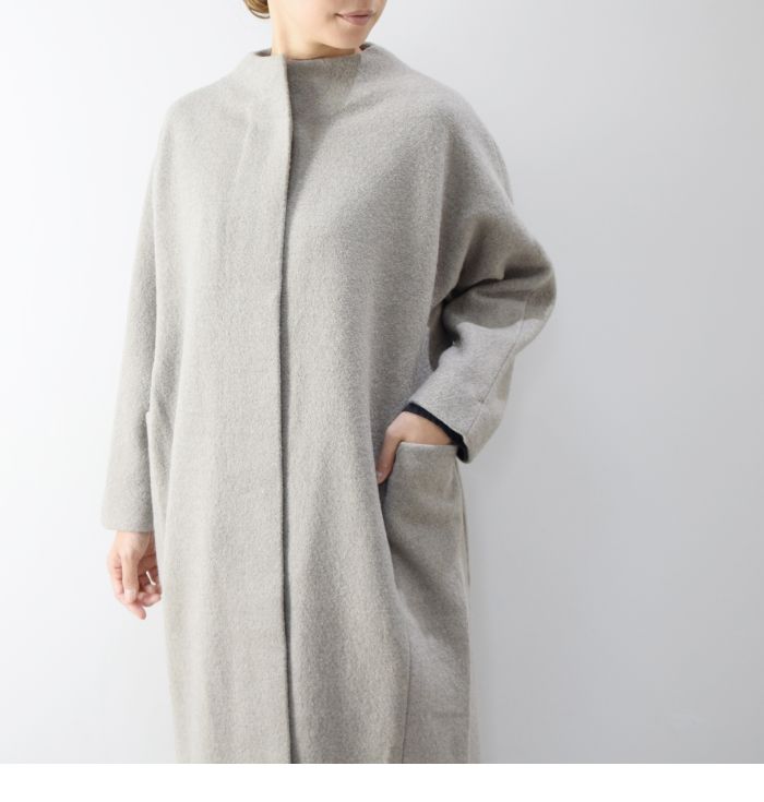 楽天市場】evam eva(エヴァムエヴァ)press wool long coat 3colormade