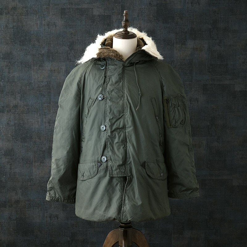 楽天市場】米軍 N-3B フライトジャケット 80年代 デッドストック