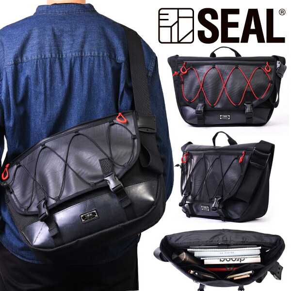 楽天市場】MESSENGER BAG AMBIDEXTROUS メンズ SEAL シール ショルダー