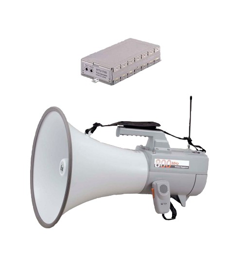 楽天市場】拡声器 TOA 大型メガホン チューナーユニットセット 30W ER