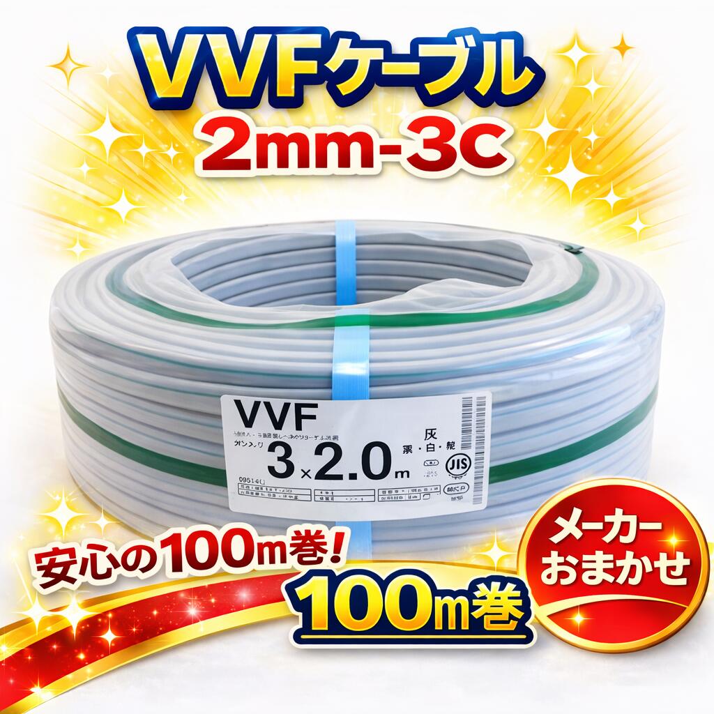 vvf2.0-3c 電線」の人気商品一覧 | 安い商品を通販サイトから探す