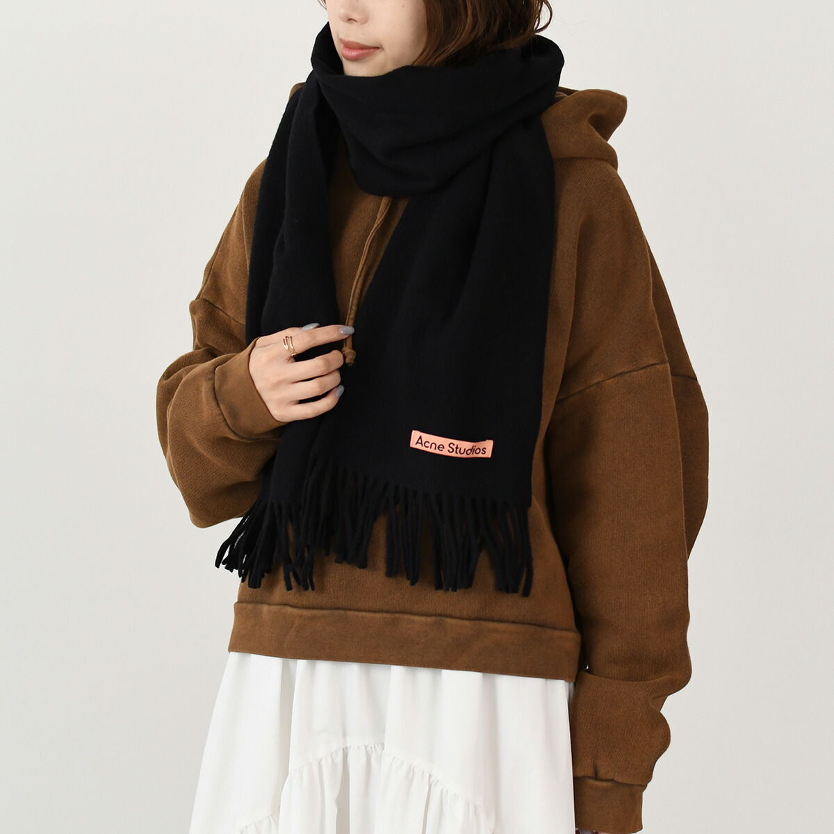 楽天市場】ACNE STUDIOS アクネストゥディオズ マフラー フリンジ