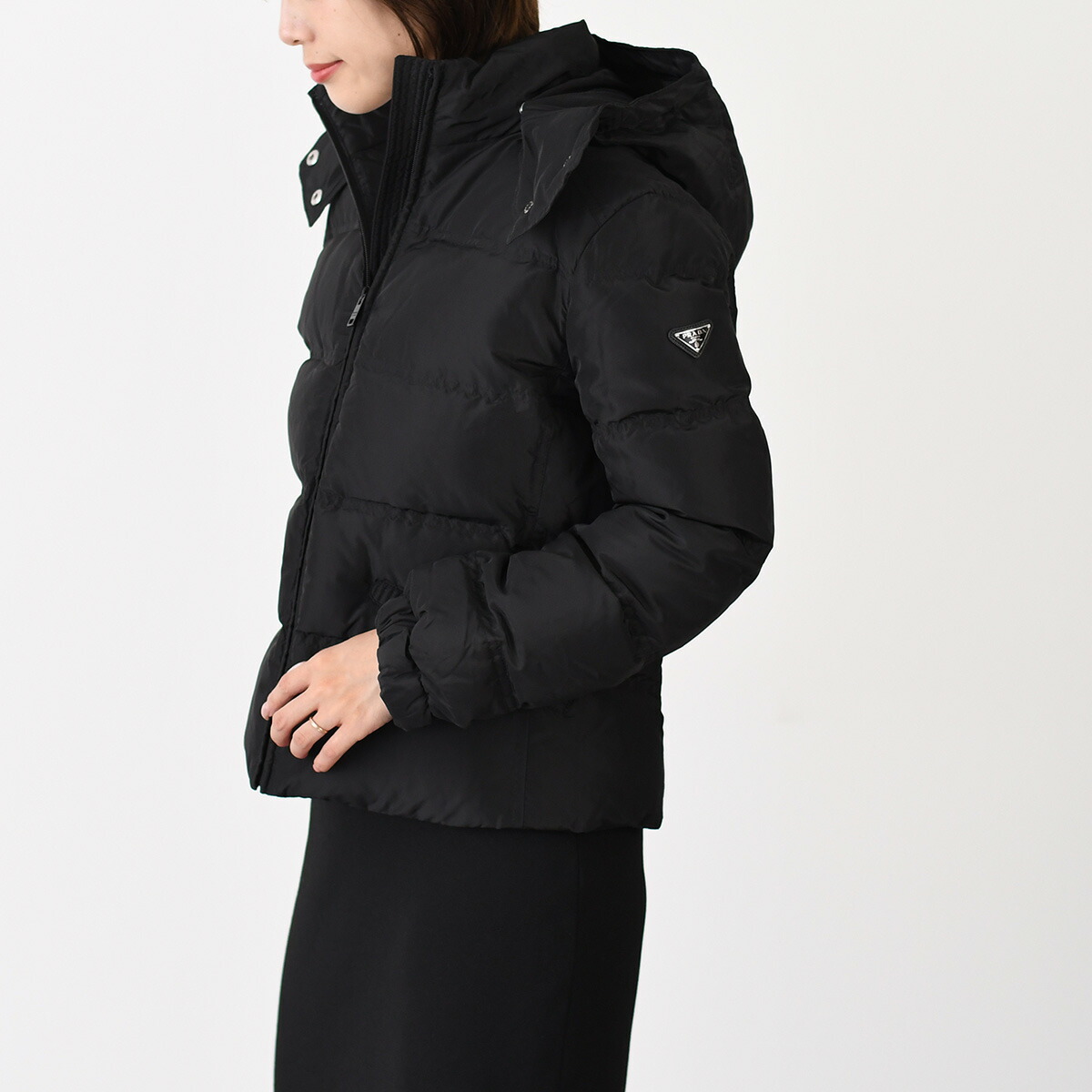 楽天市場】PRADA プラダ ジャケット アウター フード付き リナイロン