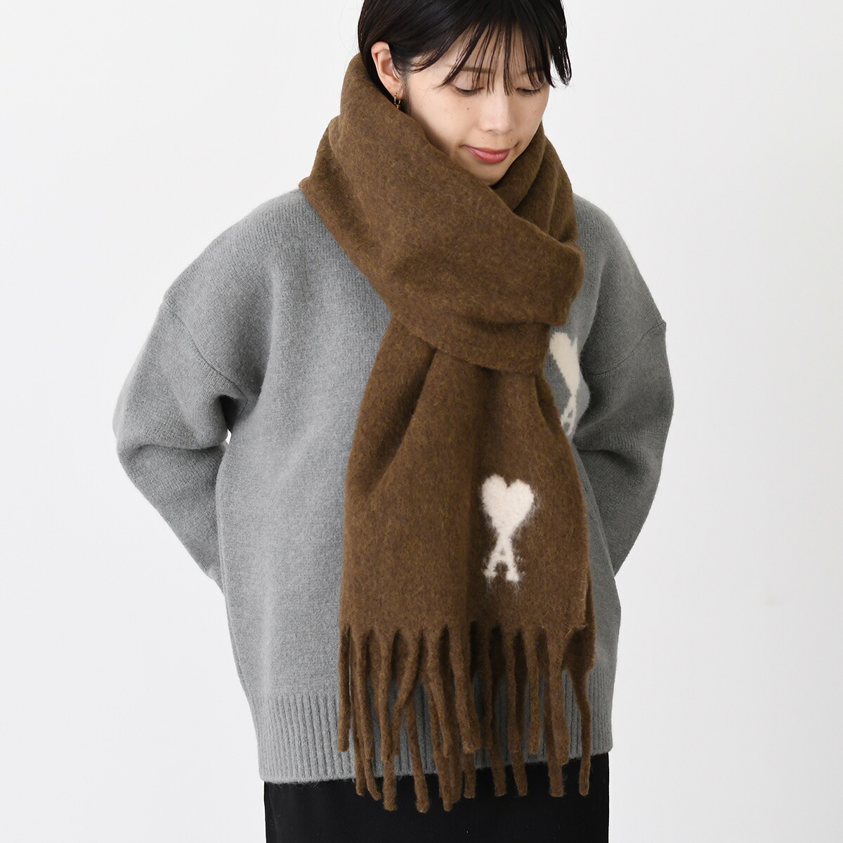 楽天市場】AMI ALEXANDRE MATTIUSSI AMI DE COEUR アミパリス マフラー