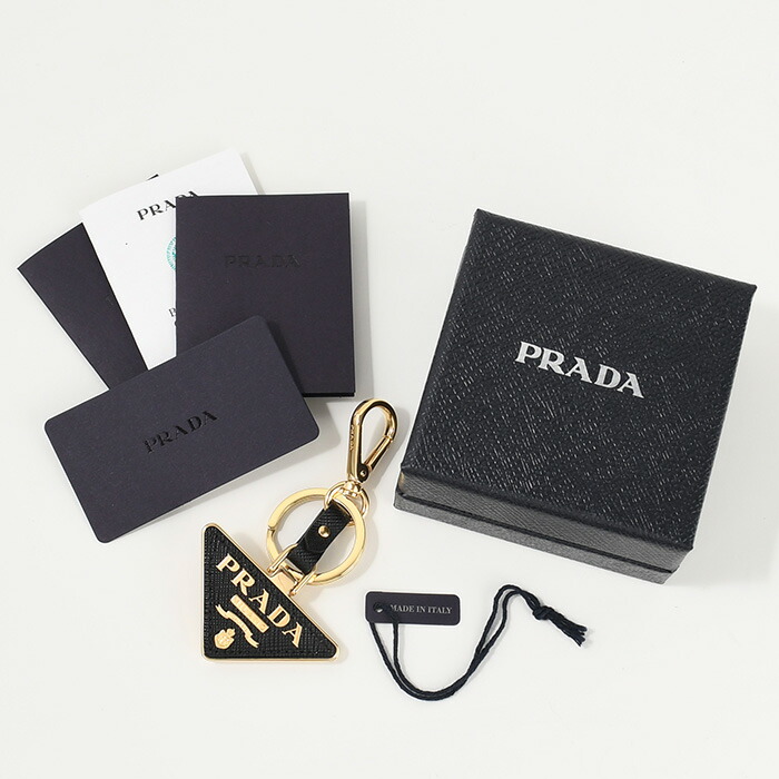 楽天市場】PRADA プラダ キーリング キーホルダー サフィアーノ レザー