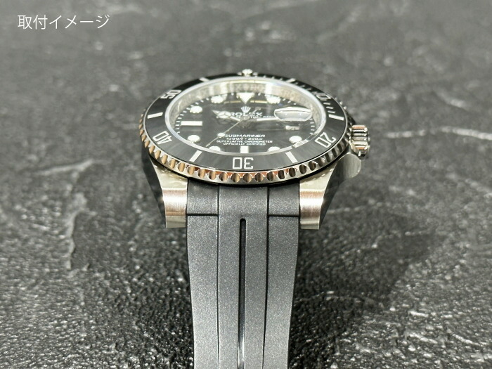 楽天市場】ラグ幅20mm ロレックス専用 腕時計用ラバーベルト ライン