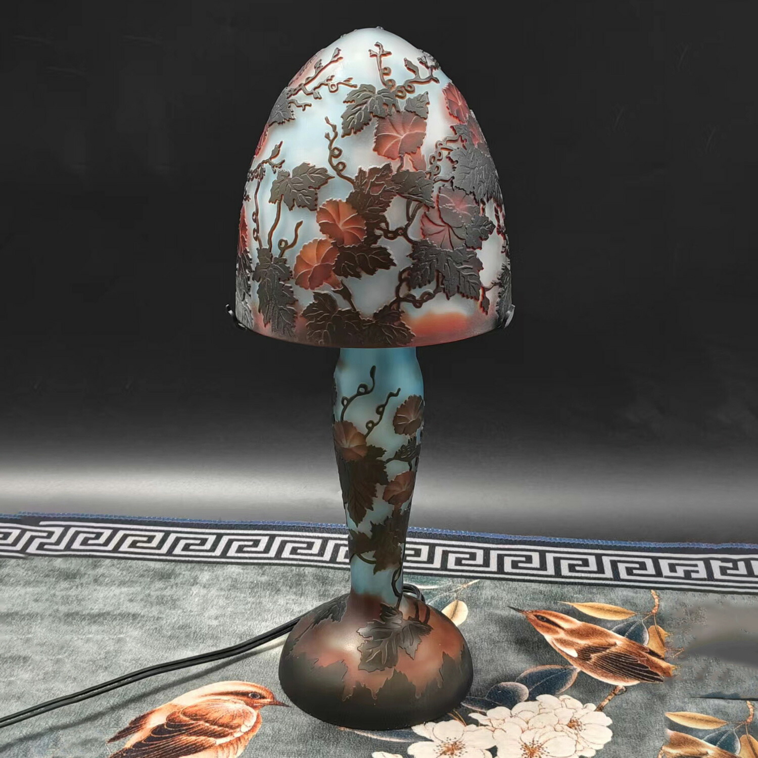 楽天市場】ガレランプ アールヌーボーランプ 卓上 照明 エミール ガレ