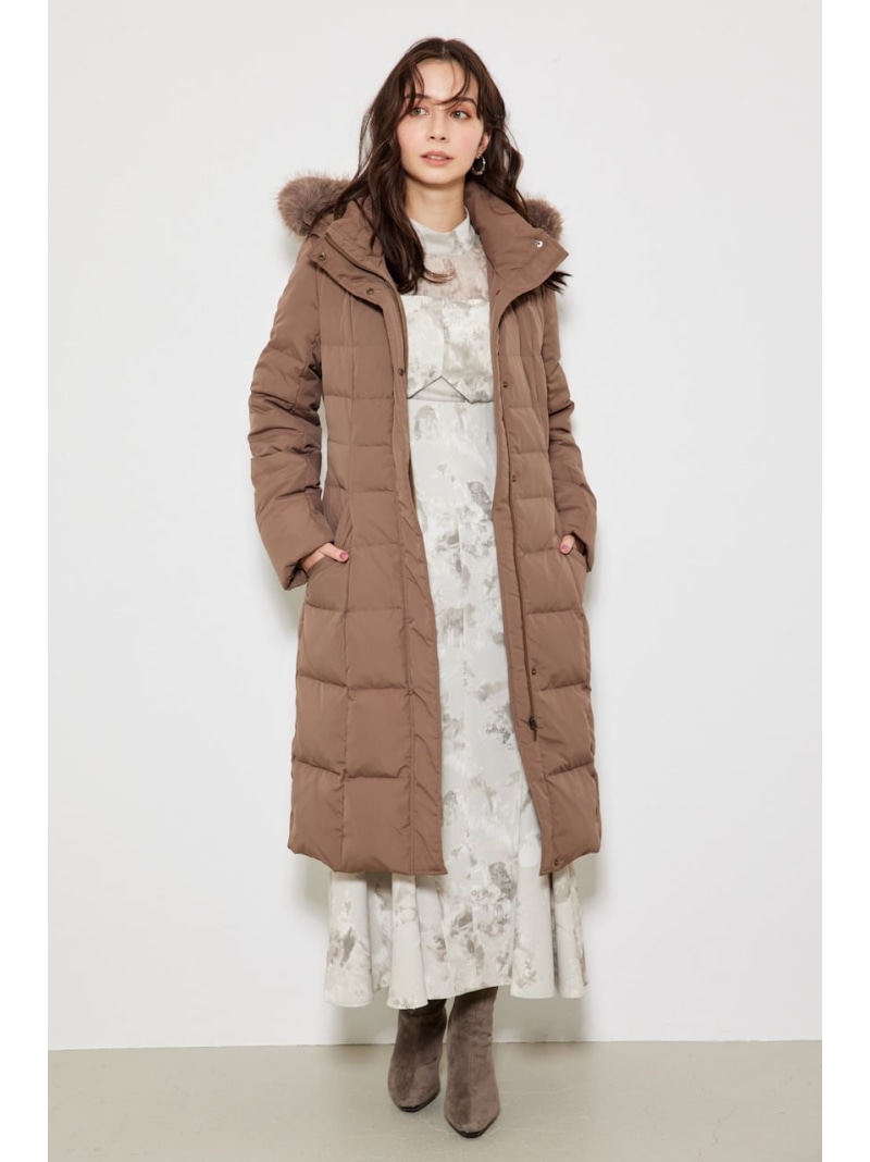 楽天市場】【SALE／50%OFF】【WEB限定】Faux FurミディライトダウンCT