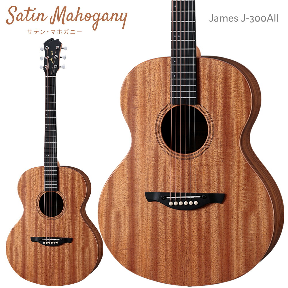 楽天市場】James J-300AII 単品・初心者12点セット アコースティック