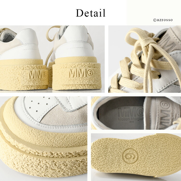 楽天市場】【日本未発売】 メゾン マルジェラ スニーカー mm6 白 厚底