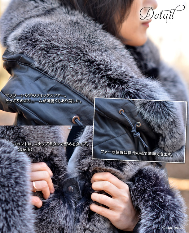 楽天市場】イタリア製 ロング コート レザー レディース ショール