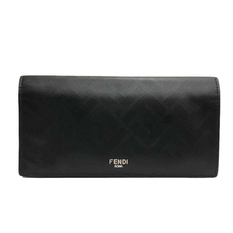 楽天市場】FENDI フェンディ 長財布 7M0355AJF4F19KP シャドー レザー