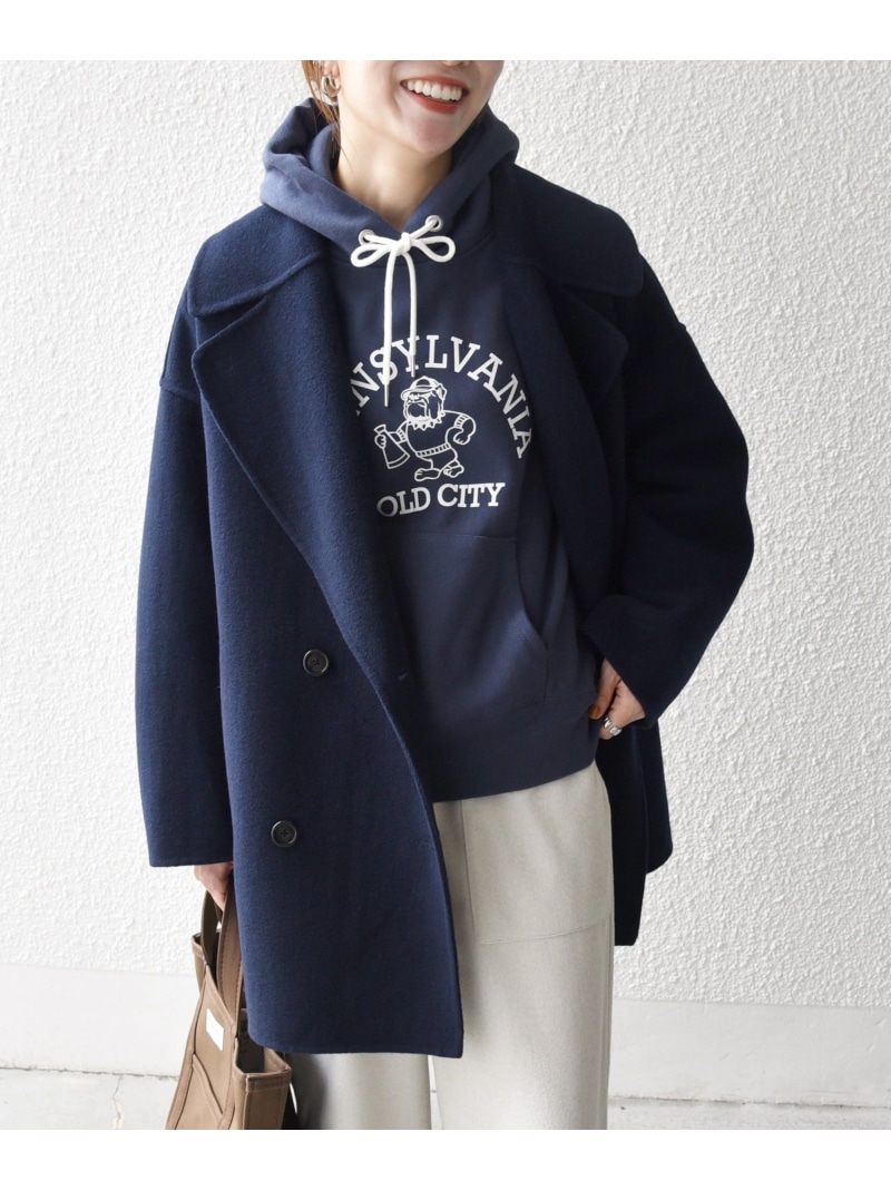 楽天市場】SHIPS any: リバー ダブル テーラード ミドル コクーン