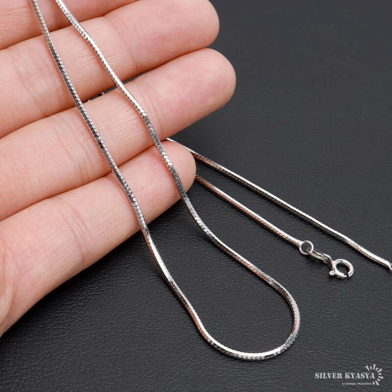 楽天市場】＼スーパーSALE 10%OFF／シルバー925 スネークチェーン