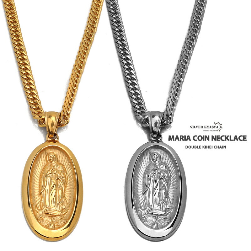 楽天市場】ステンレス素材 6面カット ダブル喜平ネックレス 18k gp