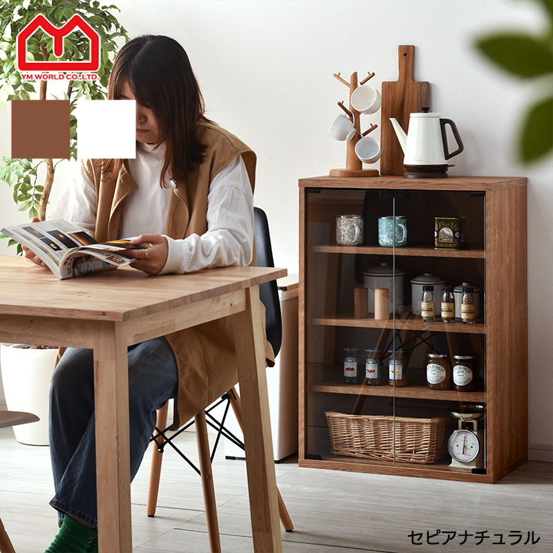 楽天市場】☆スーパーSALE開催中☆ガラス ミニ食器棚 キャビネット