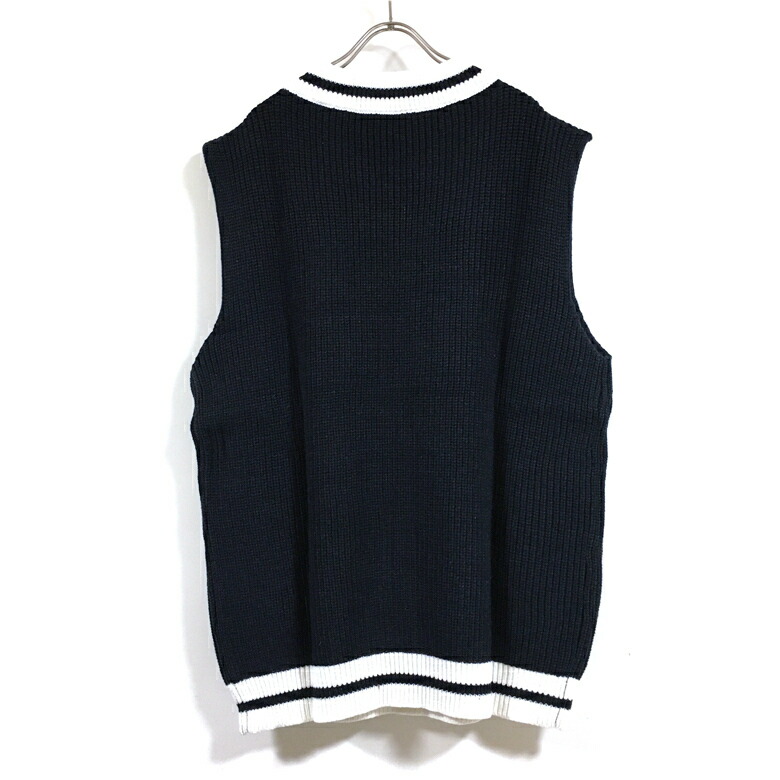 楽天市場】【 アウトレット 】 畦編み ライン Vネック ビッグ