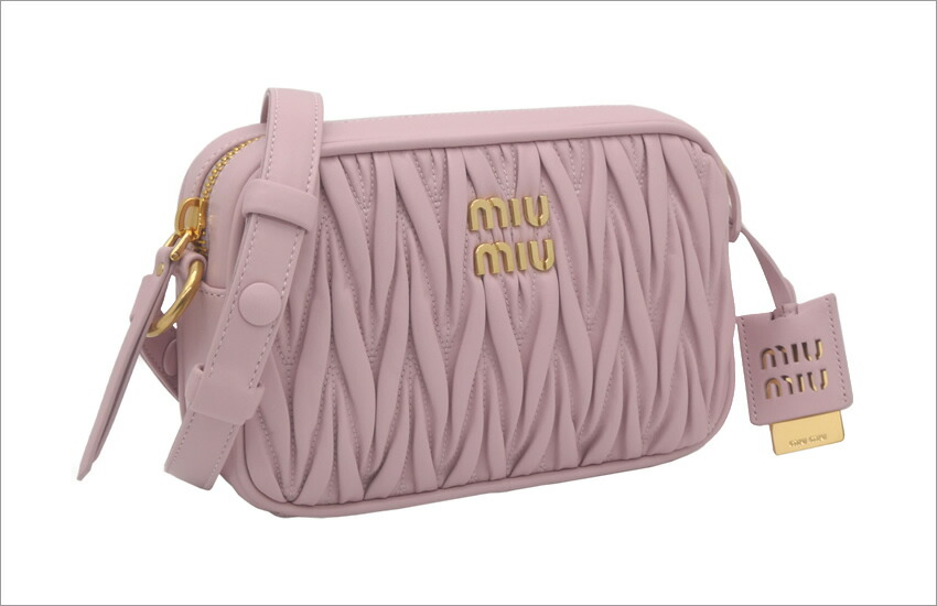 楽天市場】ミュウミュウ MIUMIU マテラッセレザー ショルダーバッグ